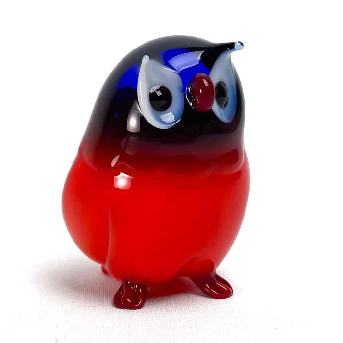 Murano Glass Owl The Soul of the Night Balbi Cristiano Necklaces