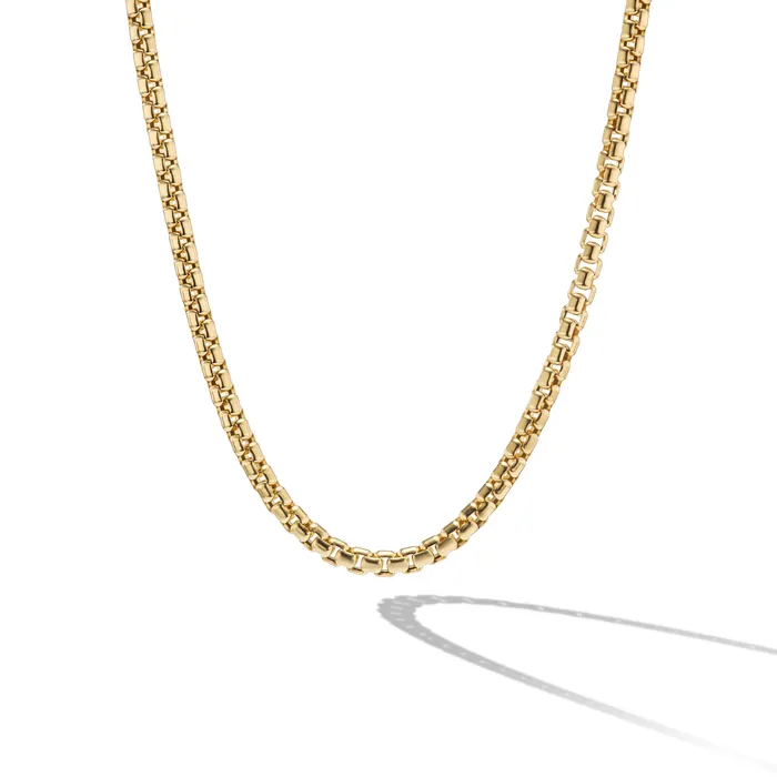 Necklaces David Yurman Box Chain Necklace in 18K Yellow Gold 27mm