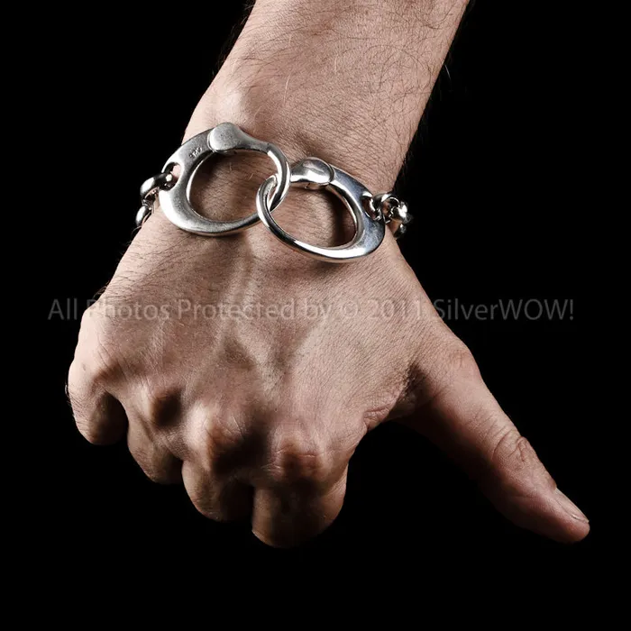 silverwow Bracelets Handcuff Bracelet Handcuffs Design