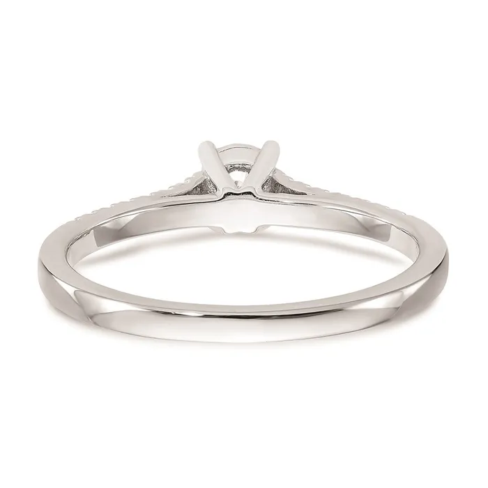 14K White Gold Complete Real Diamond PromiseEngagement Ring Goldiacom Rings