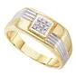 gndatlanta Rings 10k Yellow Gold 120CTDiamond FASHION MEN RING