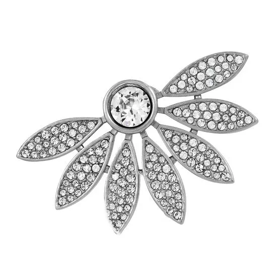 JMS always Earrings Original Burberry Crystal Halfdaisy Drop Earring And Stud Set In Crystal