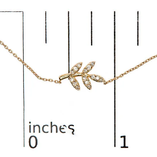 JMS always Necklaces Original Haus of Brilliance 10K Yellow Gold 110 Cttw Diamond Leaf and Branch 18 Pendant Necklace HI Color I1I2 Clarity JMS always Necklaces Original Haus of Brilliance 10K Yellow Gold 110 Cttw Diamond Leaf and Branch 18 Pendant Necklace HI Color I1I2 Clarity