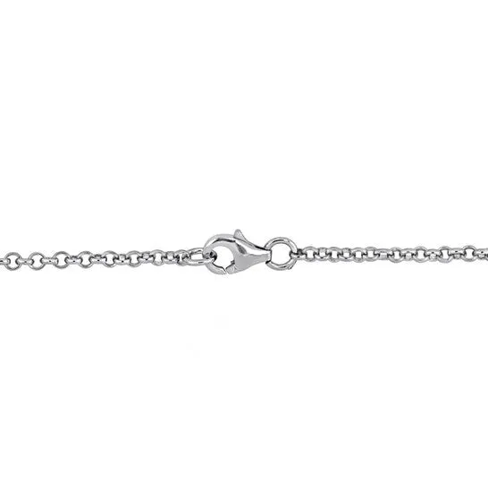 Necklaces JMS always Original AMOUR 10 CT TGW Cubic Zirconia By The Yard Station Necklace In Sterling Silver Necklaces JMS always Original AMOUR 10 CT TGW Cubic Zirconia By The Yard Station Necklace In Sterling Silver