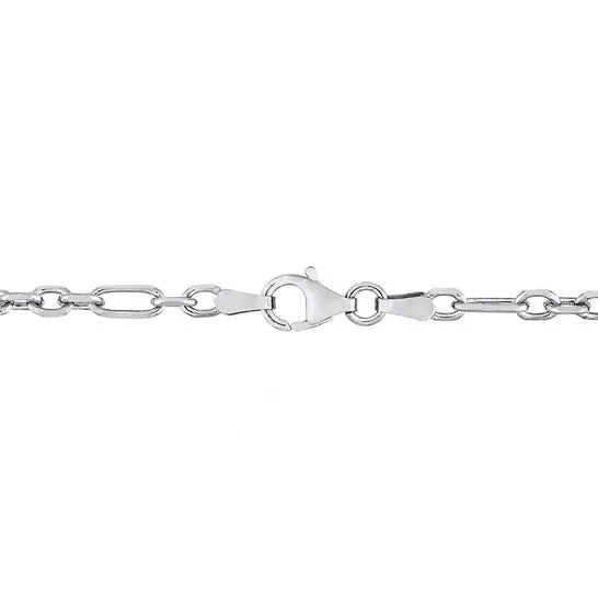 Necklaces JMS always Original AMOUR 3mm Diamond Cut Figaro Chain Necklace In Sterling Silver 16 In Necklaces JMS always Original AMOUR 3mm Diamond Cut Figaro Chain Necklace In Sterling Silver 16 In
