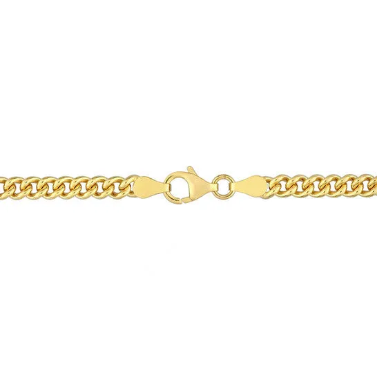 Necklaces JMS always Original AMOUR 44mm Curb Link Chain Necklace In Yellow Plated Sterling Silver 24 In Necklaces JMS always Original AMOUR 44mm Curb Link Chain Necklace In Yellow Plated Sterling Silver 24 In