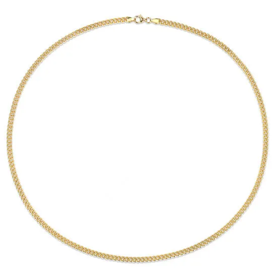 Necklaces JMS always Original AMOUR 44mm Curb Link Chain Necklace In Yellow Plated Sterling Silver 24 In Necklaces JMS always Original AMOUR 44mm Curb Link Chain Necklace In Yellow Plated Sterling Silver 24 In