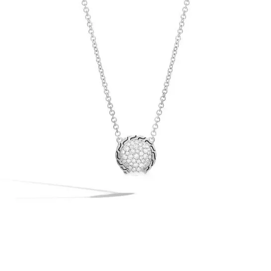 Necklaces JMS always Original John Hardy Classic Chain Round Diamond Sterling Silver Pendant Necklace Nbp903952dix1618 Necklaces JMS always Original John Hardy Classic Chain Round Diamond Sterling Silver Pendant Necklace Nbp903952dix1618