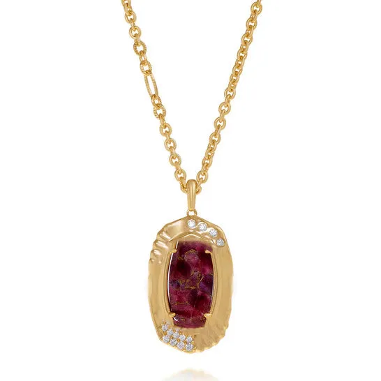 Necklaces Original Kendra Scott Anna 14K Yellow Gold Plated Brass And Maroon Jade Necklace 4217717766 JMS always Necklaces Original Kendra Scott Anna 14K Yellow Gold Plated Brass And Maroon Jade Necklace 4217717766 JMS always