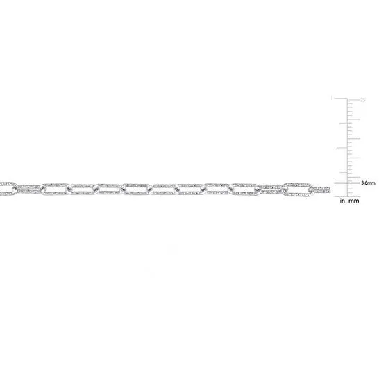 Original AMOUR 35mm Fancy Paperclip Chain Necklace In Sterling Silver 24 In JMS always Necklaces Original AMOUR 35mm Fancy Paperclip Chain Necklace In Sterling Silver 24 In JMS always Necklaces