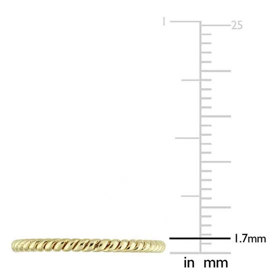 Original Amour Twist Wedding Band in 14K Yellow Gold JMS always Rings Original Amour Twist Wedding Band in 14K Yellow Gold JMS always Rings