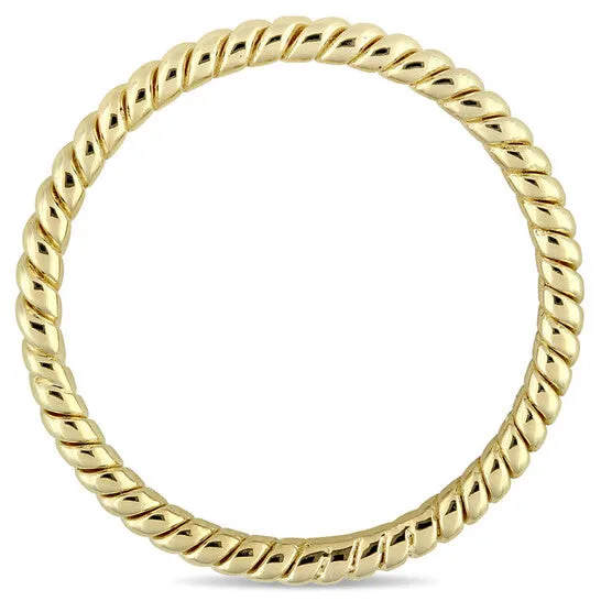 Original Amour Twist Wedding Band in 14K Yellow Gold JMS always Rings Original Amour Twist Wedding Band in 14K Yellow Gold JMS always Rings