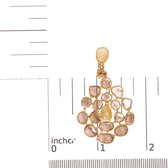 Original Haus of Brilliance 14K Yellow Gold 11 15 Cttw Rose Cut and Sliced Diamond Chandelier Style Dangle Earrings Fancy Color I2I3 Clarity JMS always Earrings Original Haus of Brilliance 14K Yellow Gold 11 15 Cttw Rose Cut and Sliced Diamond Chandelier Style Dangle Earrings Fancy Color I2I3 Clarity JMS always Earrings