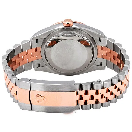 Original Rolex Datejust 36 Mother of Pearl Diamond Dial Steel and 18k Everose Gold Jubilee Watch 126281MDO JMS always Necklaces Original Rolex Datejust 36 Mother of Pearl Diamond Dial Steel and 18k Everose Gold Jubilee Watch 126281MDO JMS always Necklaces