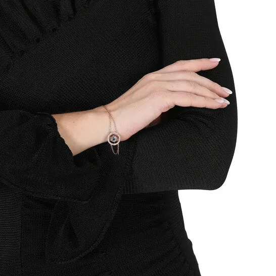 Original Swarovski Rose GoldTone Plated Admiration Round Cut Love Bracelet JMS always Bracelets