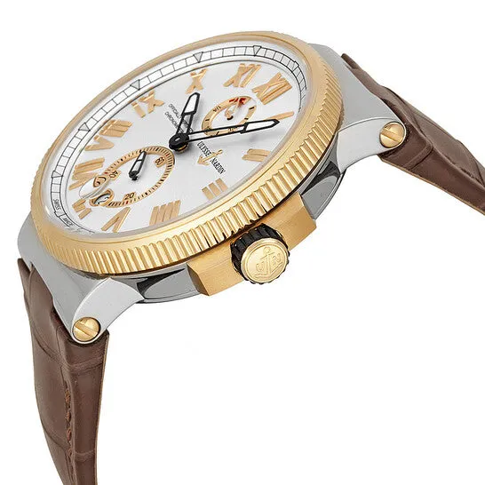Watches Original Ulysse Nardin Marine Chronometer Silver Dial Brown Leather Mens Watch 118512241 JMS always Watches Original Ulysse Nardin Marine Chronometer Silver Dial Brown Leather Mens Watch 118512241 JMS always
