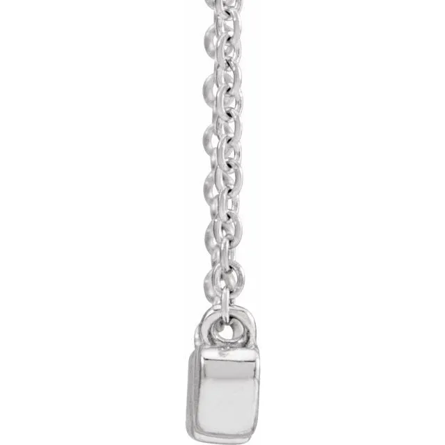 14K White Gold 1957x461 mm Nana 18 Necklace TreasureFineJewelers Necklaces
