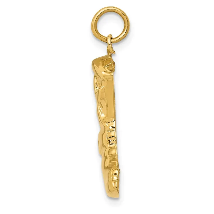 Charm Necklaces 14k Boot Charm TreasureFineJewelers