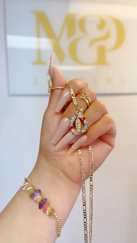 MP Jewelry Necklaces Rainbow Mary Necklace