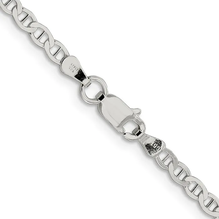 Rings Sterling Silver 31mm Flat Anchor Chain TreasureFineJewelers