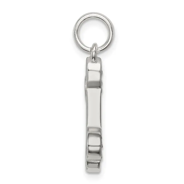 Rings TreasureFineJewelers Sterling Silver Dog Bone Charm