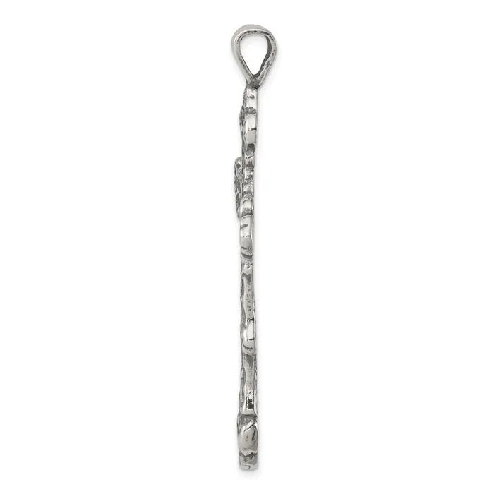 Sterling Silver Cross Pendant TreasureFineJewelers Necklaces