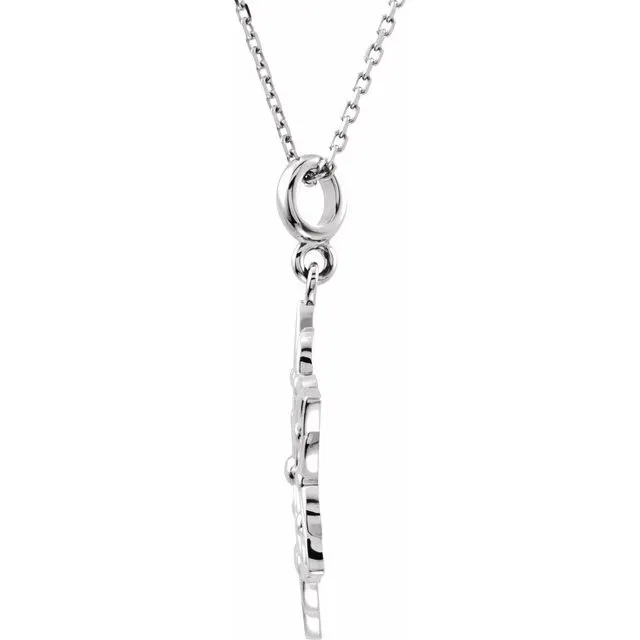 Sterling Silver Decorative 18 Necklace TreasureFineJewelers Necklaces