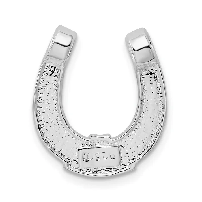 Sterling Silver Polished Horseshoe Chain Slide TreasureFineJewelers Rings