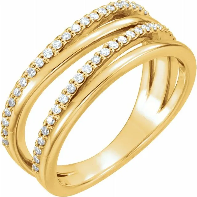 TreasureFineJeweler Rings 14K Yellow 14 CTW Diamond Ring