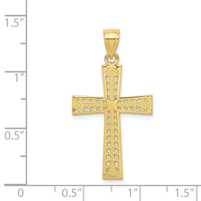TreasureFineJewelers Necklaces 10k Cross Pendant